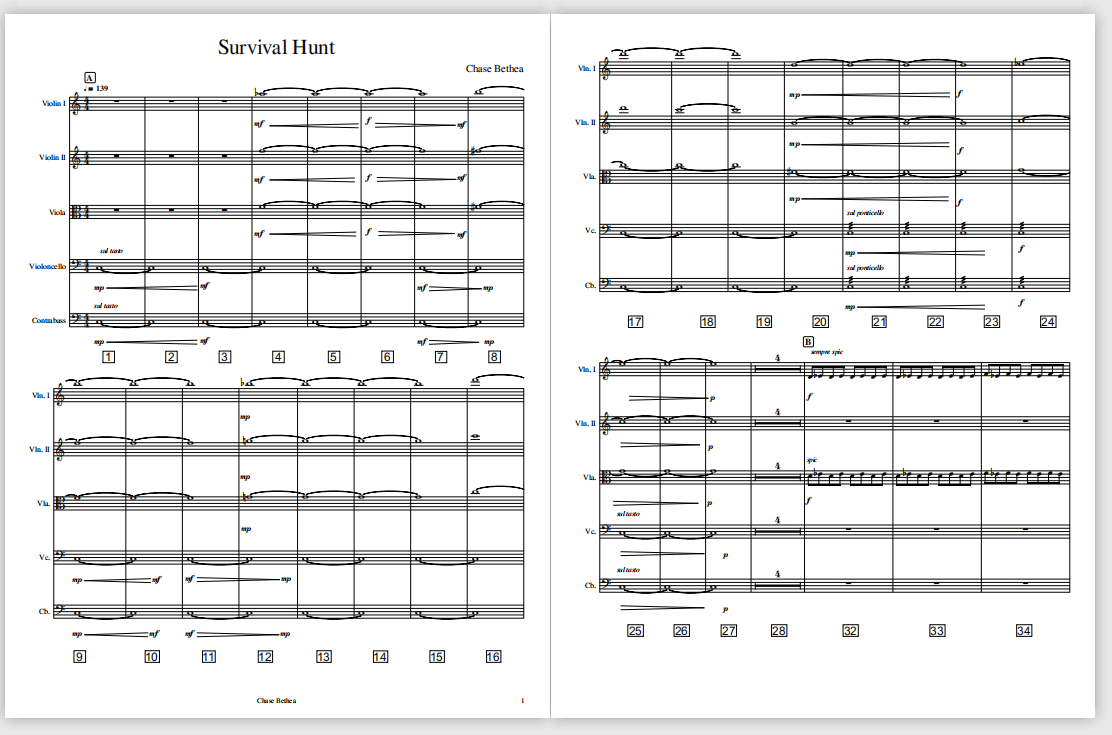 Survival Hunt Composed by Chase Bethea Recorded byThe Budapest Scoring Orchestra