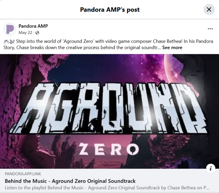 Pandora amp chase bethea promo facebook