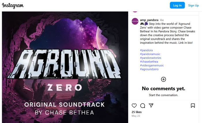 Pandora Amp Chase Bethea Instagram Aground Zero